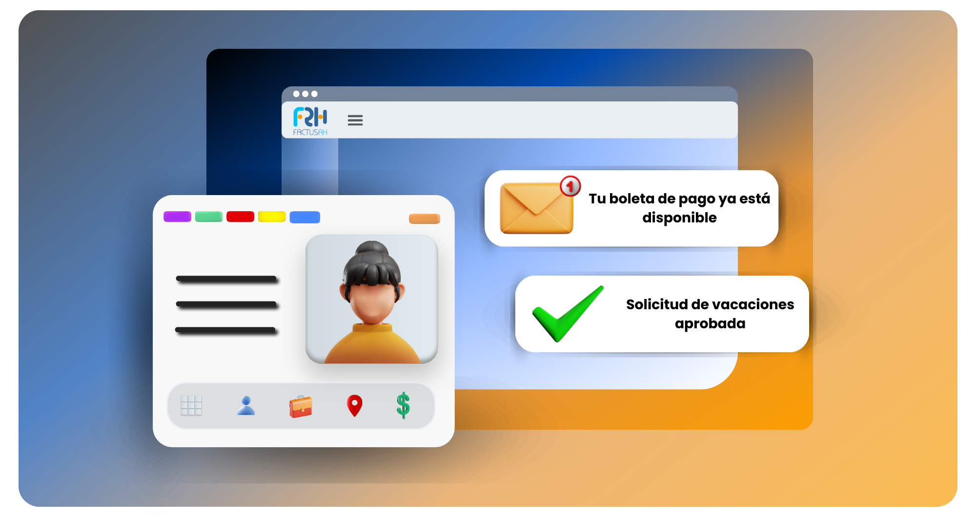screenshot of FACTUS RH
